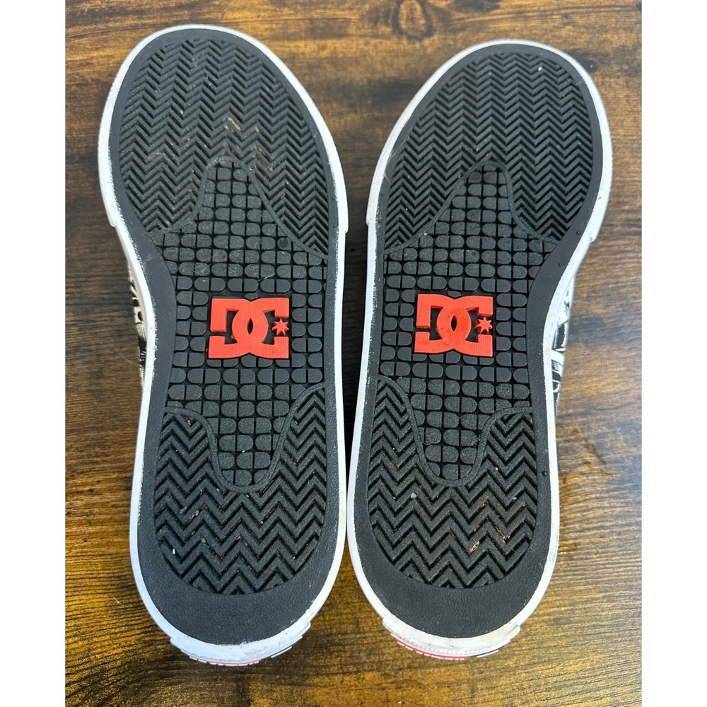 DC x Marvel Deadpool DP Manual Skate Shoe Black White Comic Men's 11.5 *No Laces - Picture 8 of 15